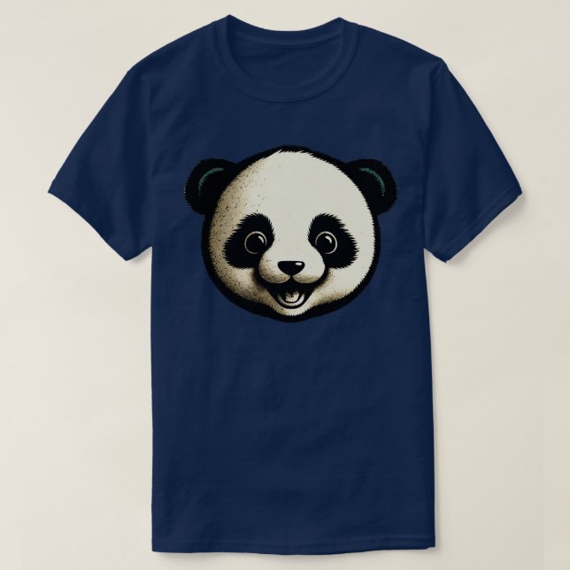 Camiseta feliz Panda (Diseño del anverso)