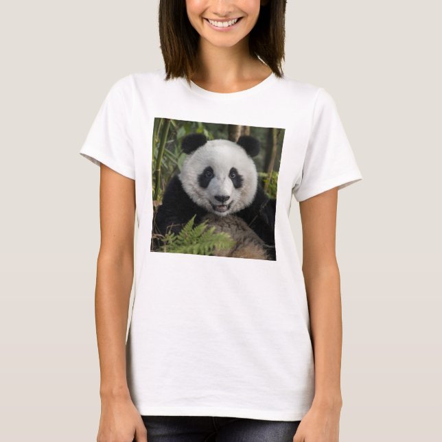 Camiseta Feliz panda joven, China (Anverso)