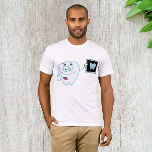Camiseta feliz para hombres de dientes blancos