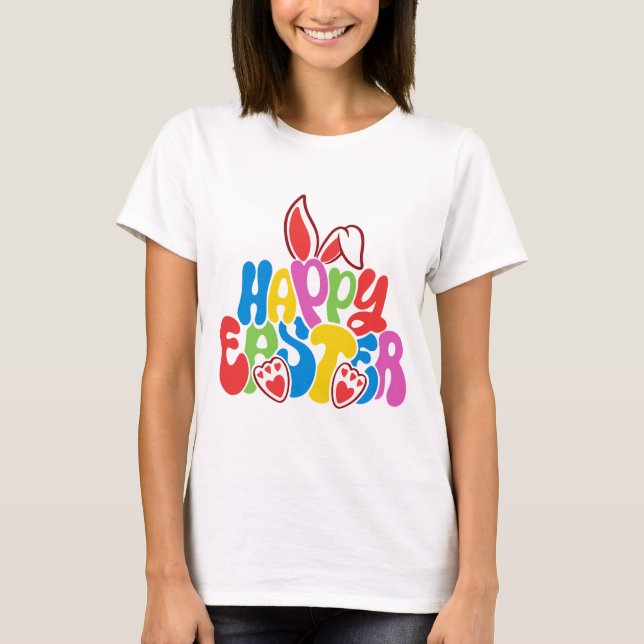 Camiseta Feliz Pascua (Anverso)
