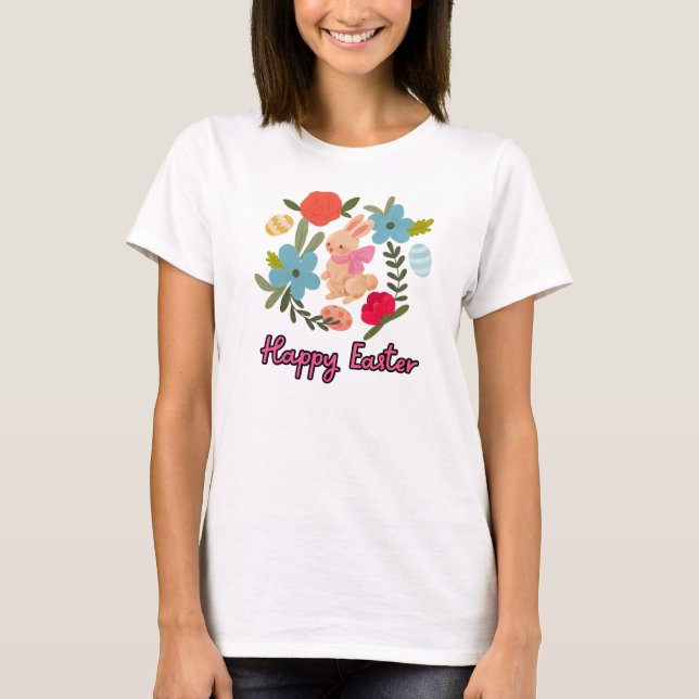 Camiseta feliz pascua (Anverso)