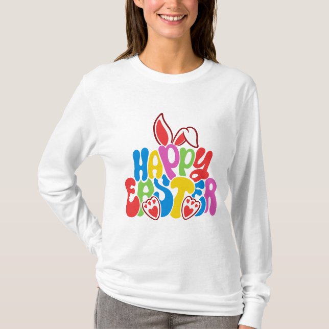 Camiseta Feliz Pascua (Anverso)