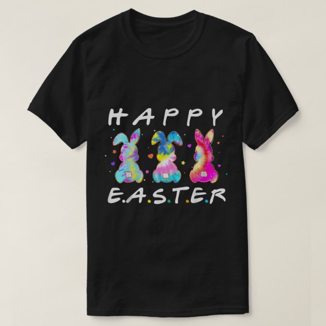 Camiseta Feliz Pascua 2002 a la familia de los conejitos (Diseño del anverso)