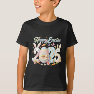 Camiseta Feliz Pascua 2025 Conejo Conejo Conejo Conejo Face