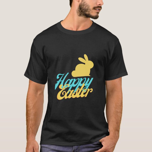 Camiseta Feliz Pascua a amigos imágenes gratis de Pascua (Anverso)