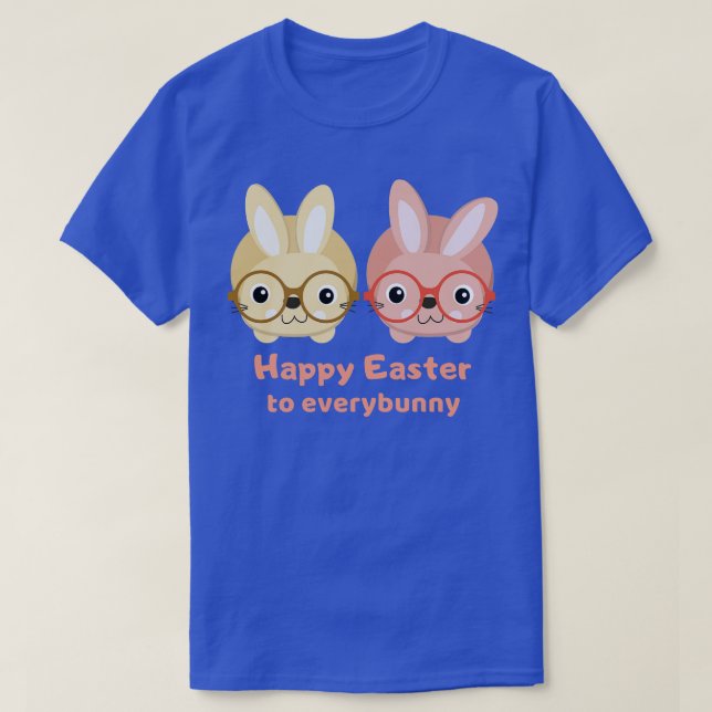 Camiseta Feliz Pascua A Todos (Diseño del anverso)