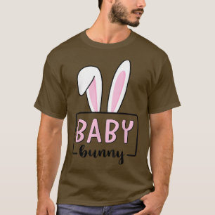 Camiseta Feliz Pascua Bebé Conejo Conejo Cristiano Pascua G