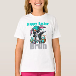 Camiseta Feliz Pascua Bruh, Easter Bunny Dabbing 