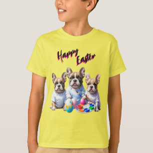 Camiseta Feliz Pascua Bulldog Francés