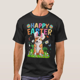 Camiseta Feliz Pascua Bunny Egy Funny Corgi Dog Easter Sund
