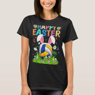 Camiseta Feliz Pascua Bunny Egy Funny Volleyball Easter Sun