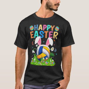Camiseta Feliz Pascua Bunny Egy Funny Volleyball Easter Sun