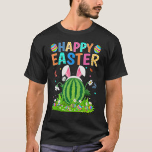 Camiseta Feliz Pascua Bunny Egy Funny Watermelon Easter Sun
