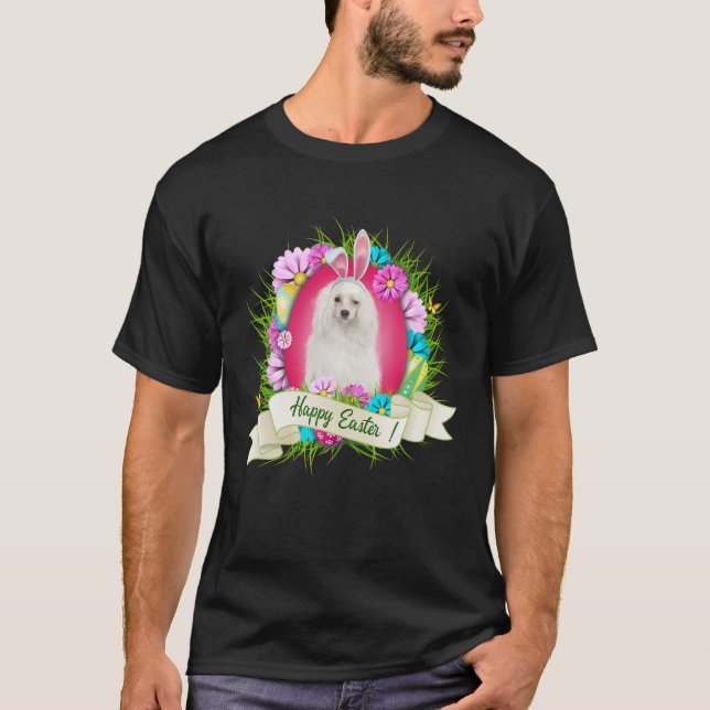 Camiseta Feliz Pascua, Chino con crema de huevo de oso cone (Anverso)
