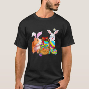 Camiseta Feliz Pascua, conejito conejito de Guinea Cerdo