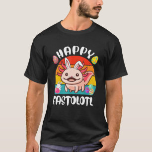 Camiseta Feliz Pascua, conejito conejo Axolotl, hombres de 