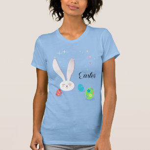 Camiseta Feliz Pascua Conejito Lindo Fiesta de Caza de Huev