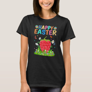 Camiseta Feliz Pascua Conejo Huevo Gracioso Raspberry Pascu