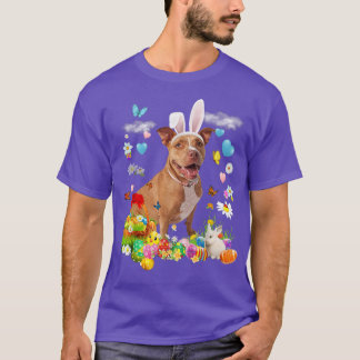 Camiseta Feliz Pascua Cría de Huevos de Pitbull