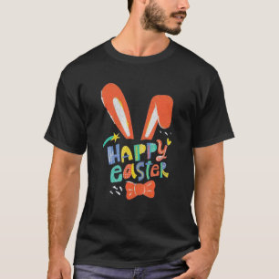 Camiseta Feliz Pascua Damas De Bow Missy Bundy Rabbit Ear K