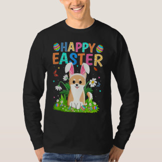 Camiseta Feliz Pascua de Abundantes Conejillos Graciosos Ak