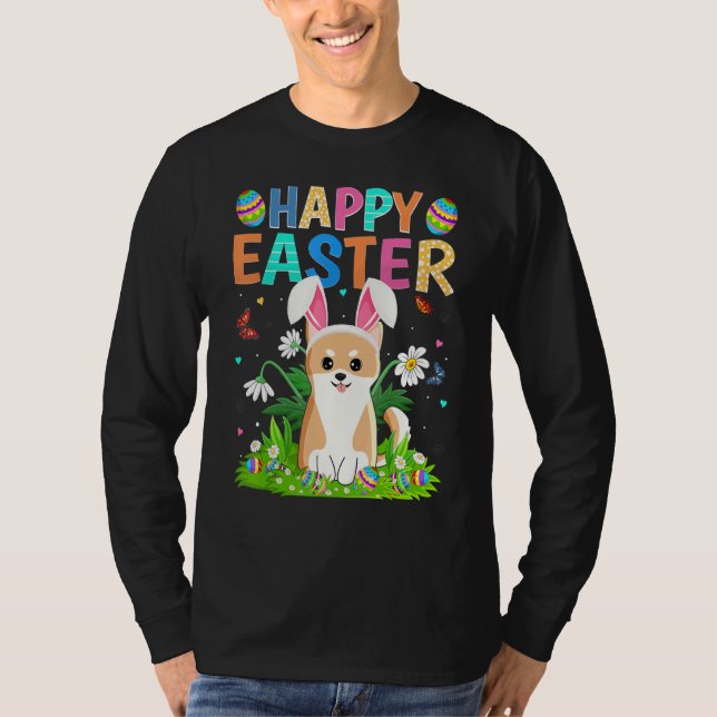 Camiseta Feliz Pascua de Abundantes Conejillos Graciosos Ak (Anverso)