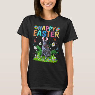 Camiseta Feliz Pascua de Abundantes Huevos Graciosos Cane C