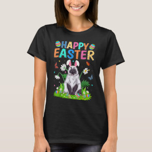 Camiseta Feliz Pascua de Gato Himalaya Graciosa de Huevo Co