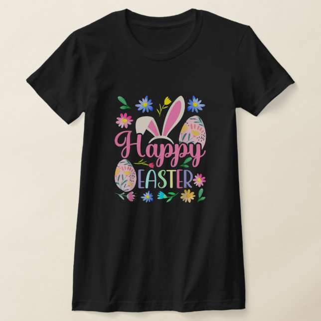 Camiseta Feliz Pascua de Huevo de Pascua de Pascua (Distribución)