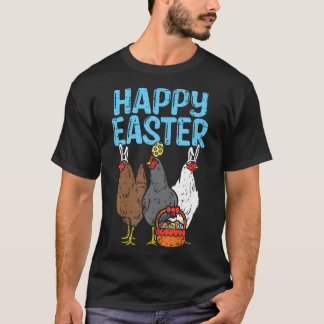 Camiseta Feliz Pascua de Pollos de Aroma Anim
