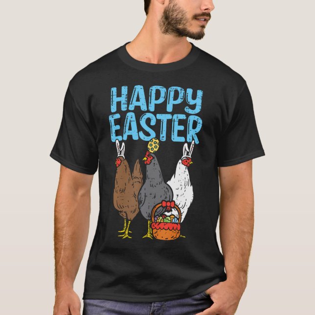 Camiseta Feliz Pascua de Pollos de Aroma Anim (Anverso)