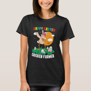 Camiseta Feliz Pascua de Resurrección Granjero de Pollo Bai