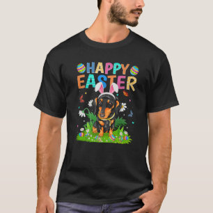 Camiseta Feliz Pascua del Abundante Huevo Divertido Dachshu