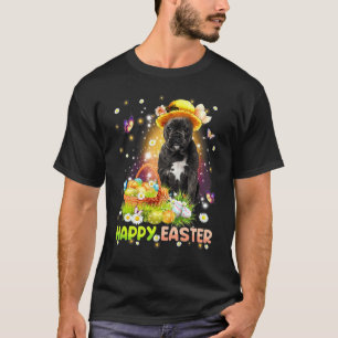 Camiseta Feliz Pascua, dulce conejillo de perro Bulldog fra