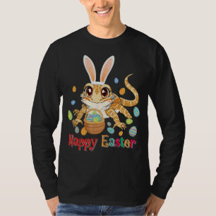 Camiseta Feliz Pascua, dulce conejito con barba, dragón, hu