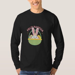 Camiseta Feliz Pascua en espanol en español