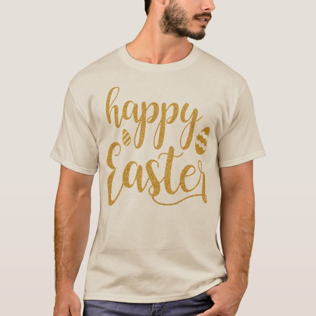 Camiseta Feliz Pascua Estampa Gráfica Clásica (Anverso)
