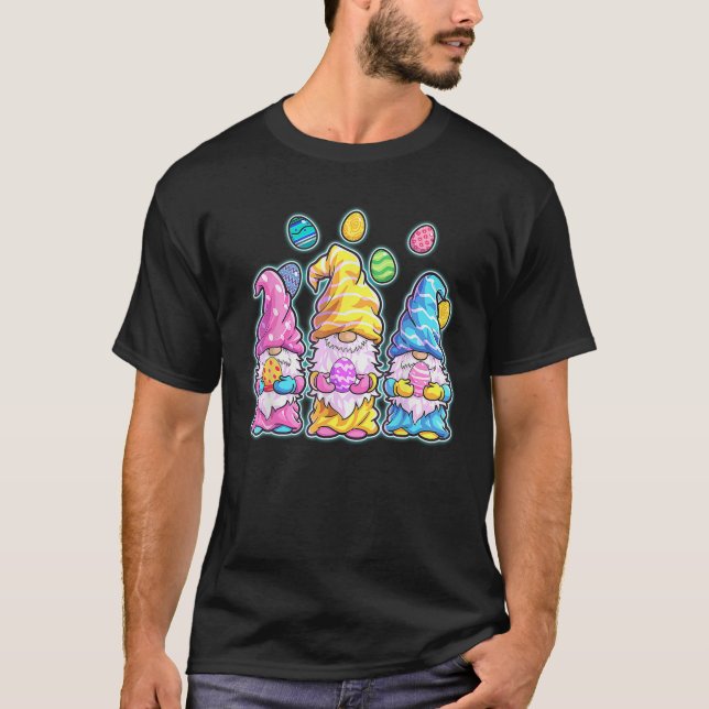 Camiseta Feliz Pascua Gnomes Egg Easter Funny (Anverso)