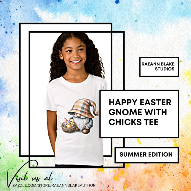Camiseta Feliz Pascua Gnomo con Pollitos (Subido por el creador)