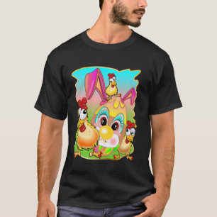 CAMISETA FELIZ PASCUA HUEVO POLLO HUEVOS MÁS BARATOS
