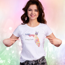 Feliz Pascua Huevos de Pastel y Conejito de Florid