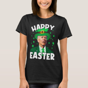 Camiseta Feliz Pascua Joe Biden Leprechaun Shamrock St Patr