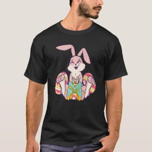 Camiseta Feliz Pascua Joystick Bunny Ear Funny Gaming Kids
