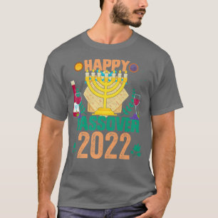 Camiseta Feliz Pascua Matzah festividad judía Pesach Holida