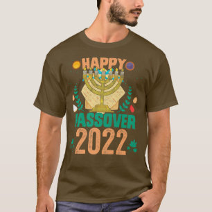Camiseta Feliz Pascua Matzah festividad judía Pesach Holida