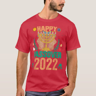 Camiseta Feliz Pascua Matzah festividad judía Pesach Holida