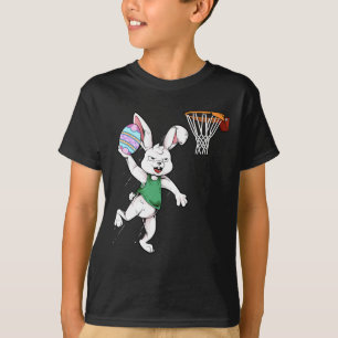 Camiseta Feliz Pascua Niños Bunny Dunk Baloncesto Este