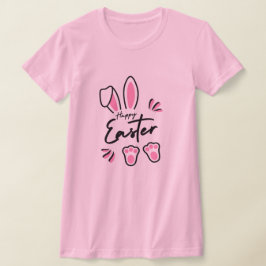 Camiseta Feliz Pascua (Rosa)