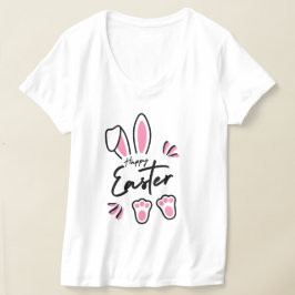 Camiseta Feliz Pascua (Rosa)