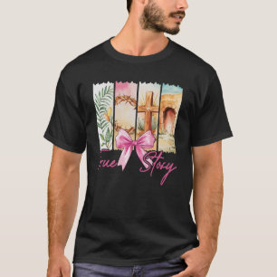 Camiseta Feliz Pascua Verdadera Historia De Que Se Está Pon